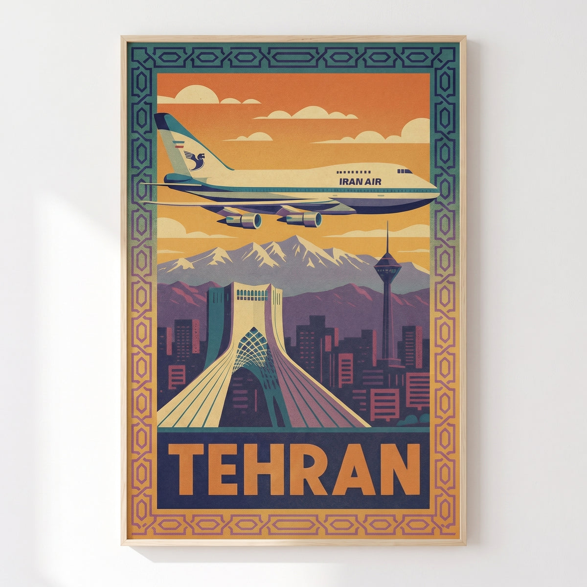 Iran Air over Tehran