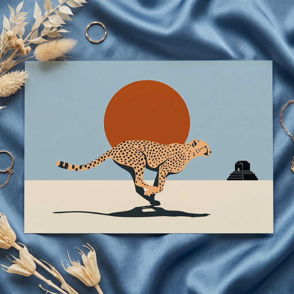 Asiatic Cheetah at the Tomb of Cyrus