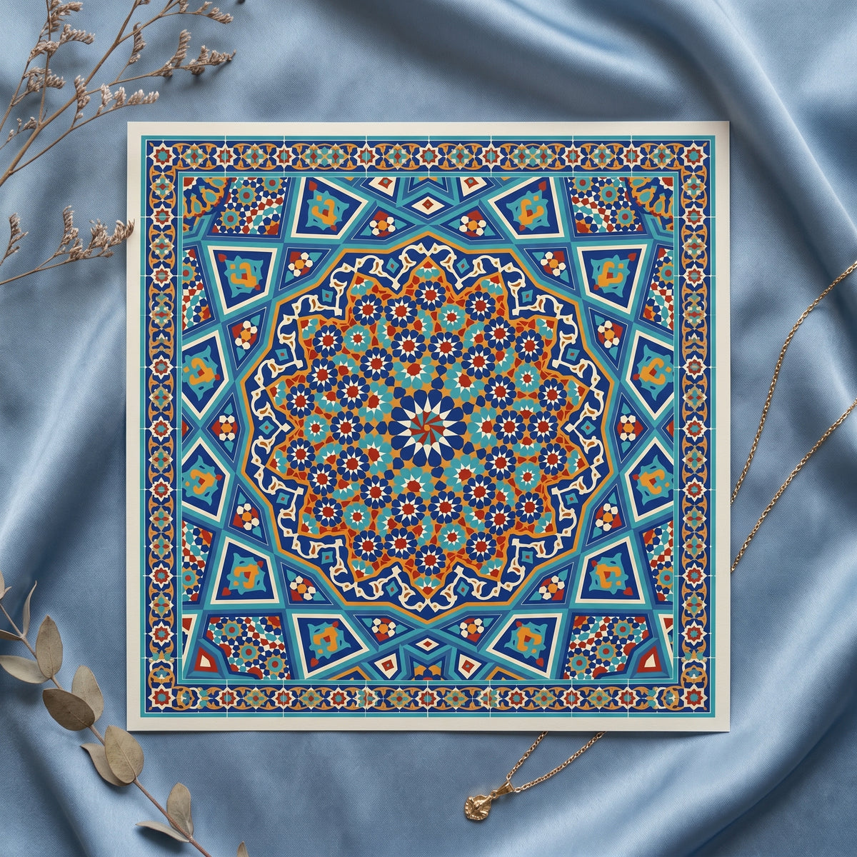 Shamseh in Isfahan Blue
