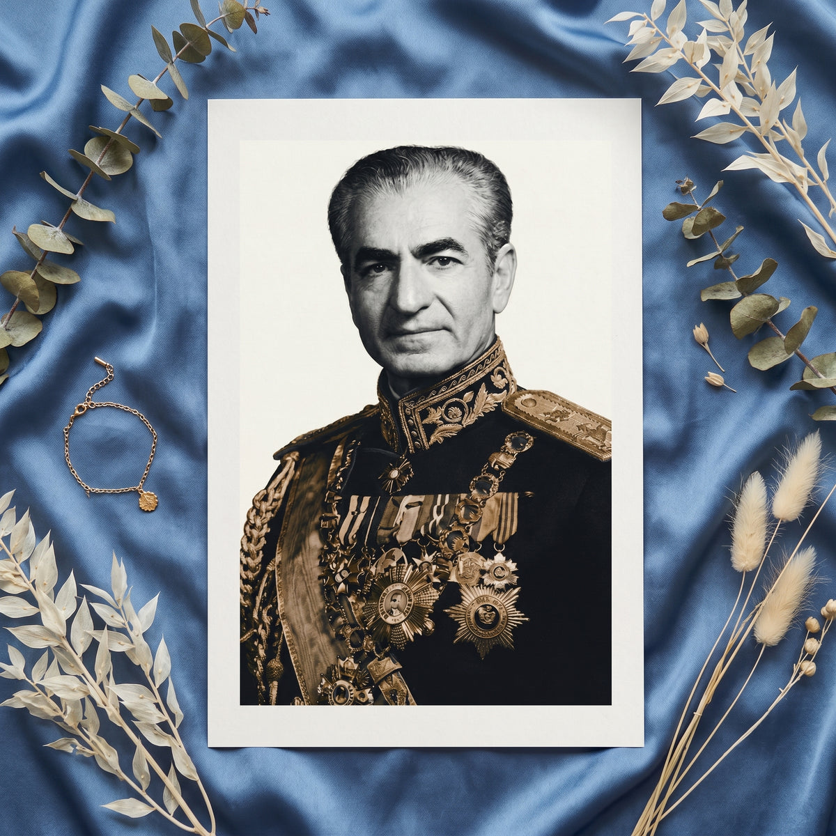 The Shah in Full Regalia