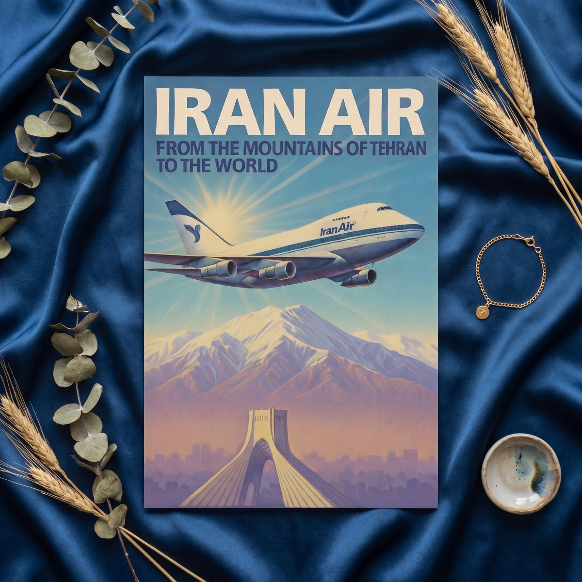 Iran Air over the Alborz