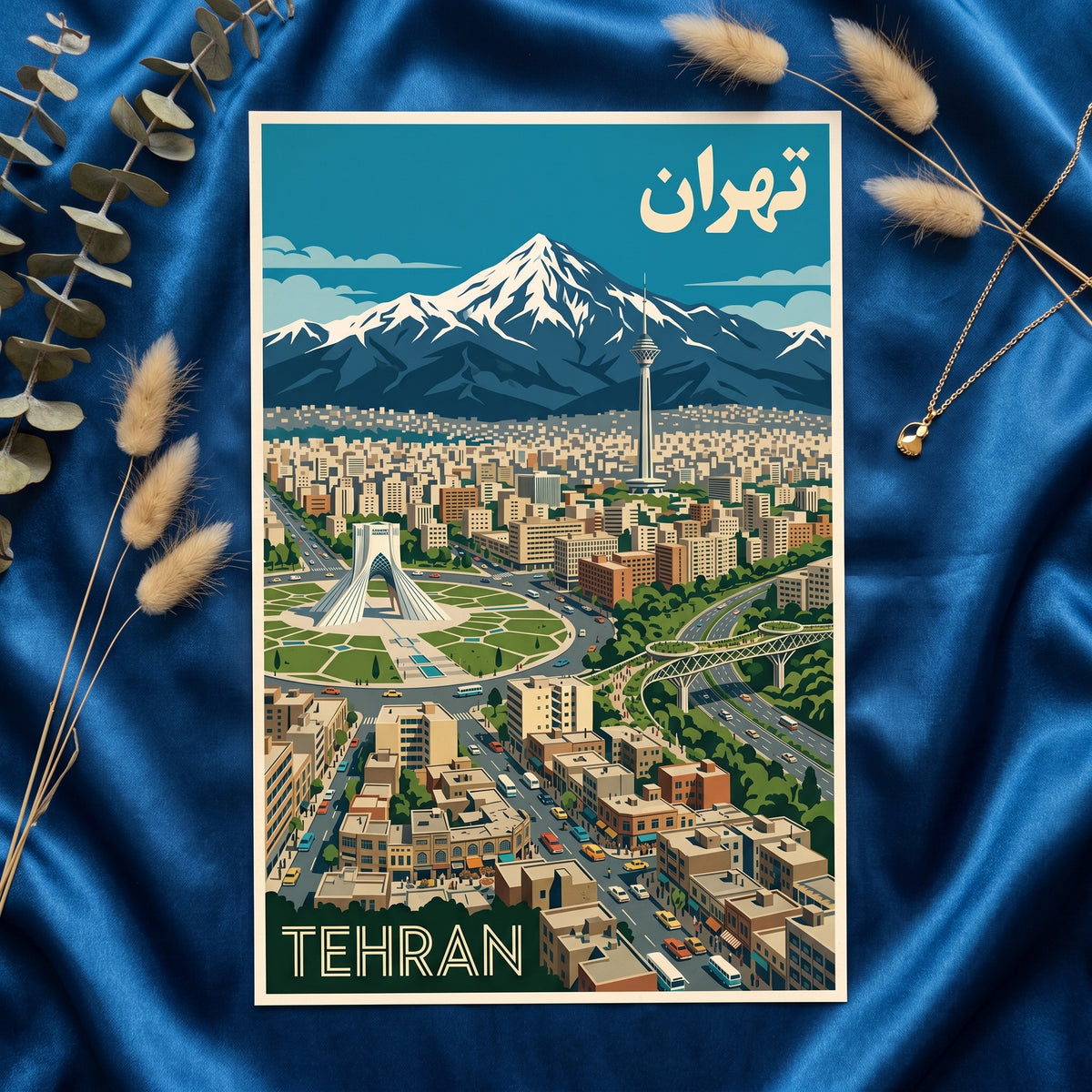 Tehran under Damavand