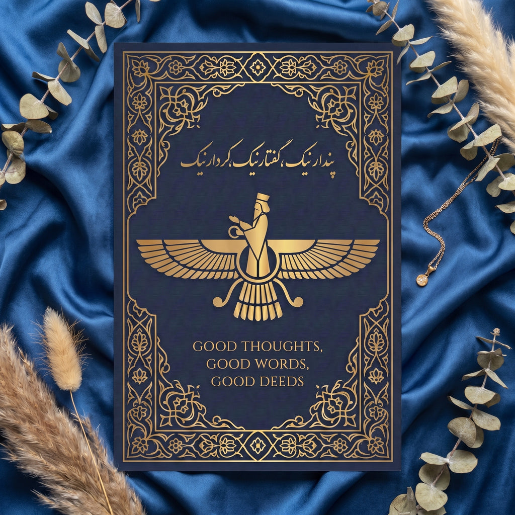 Faravahar of the Three Precepts