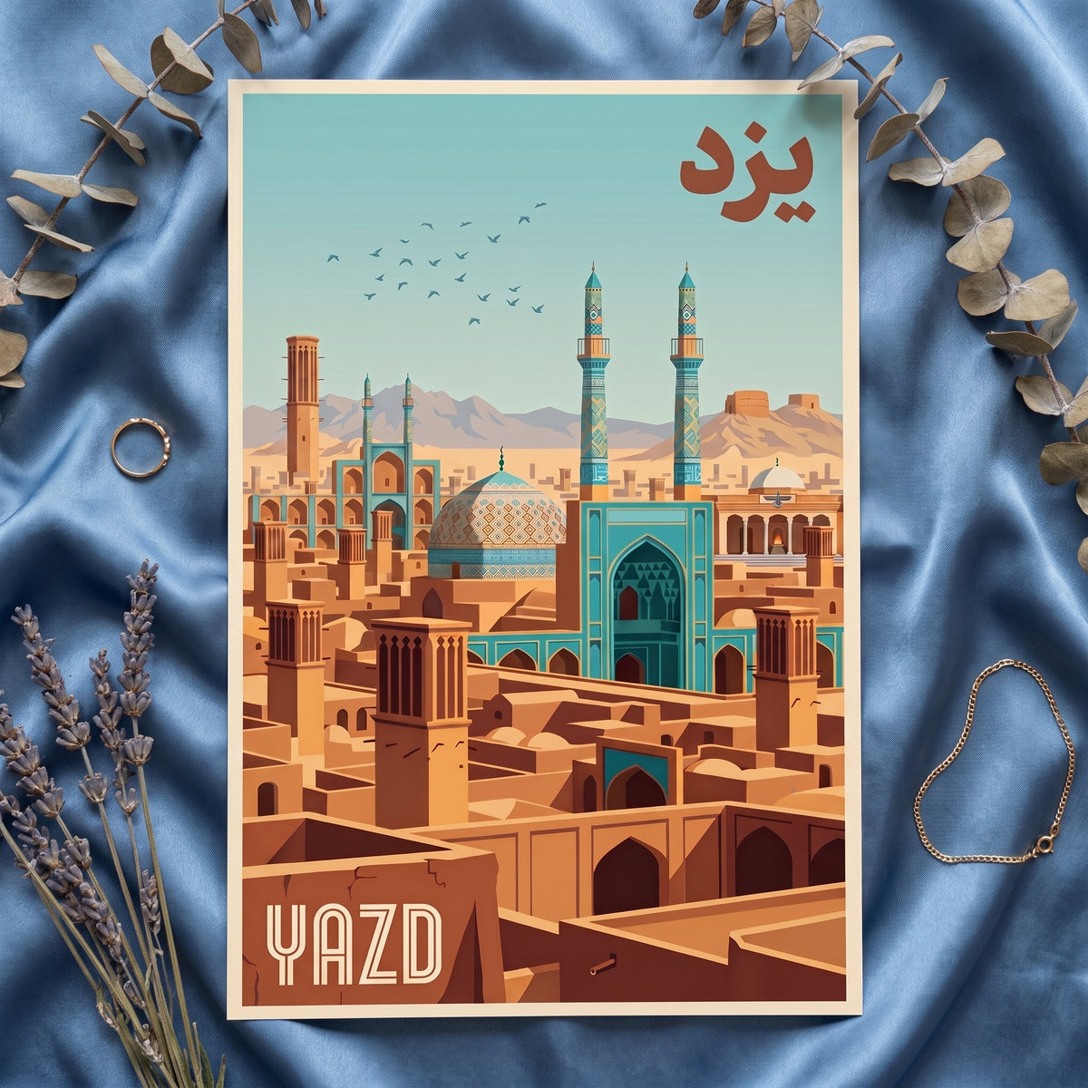 Rooftops of Yazd