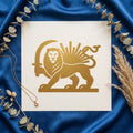 Lion and Sun in Gold