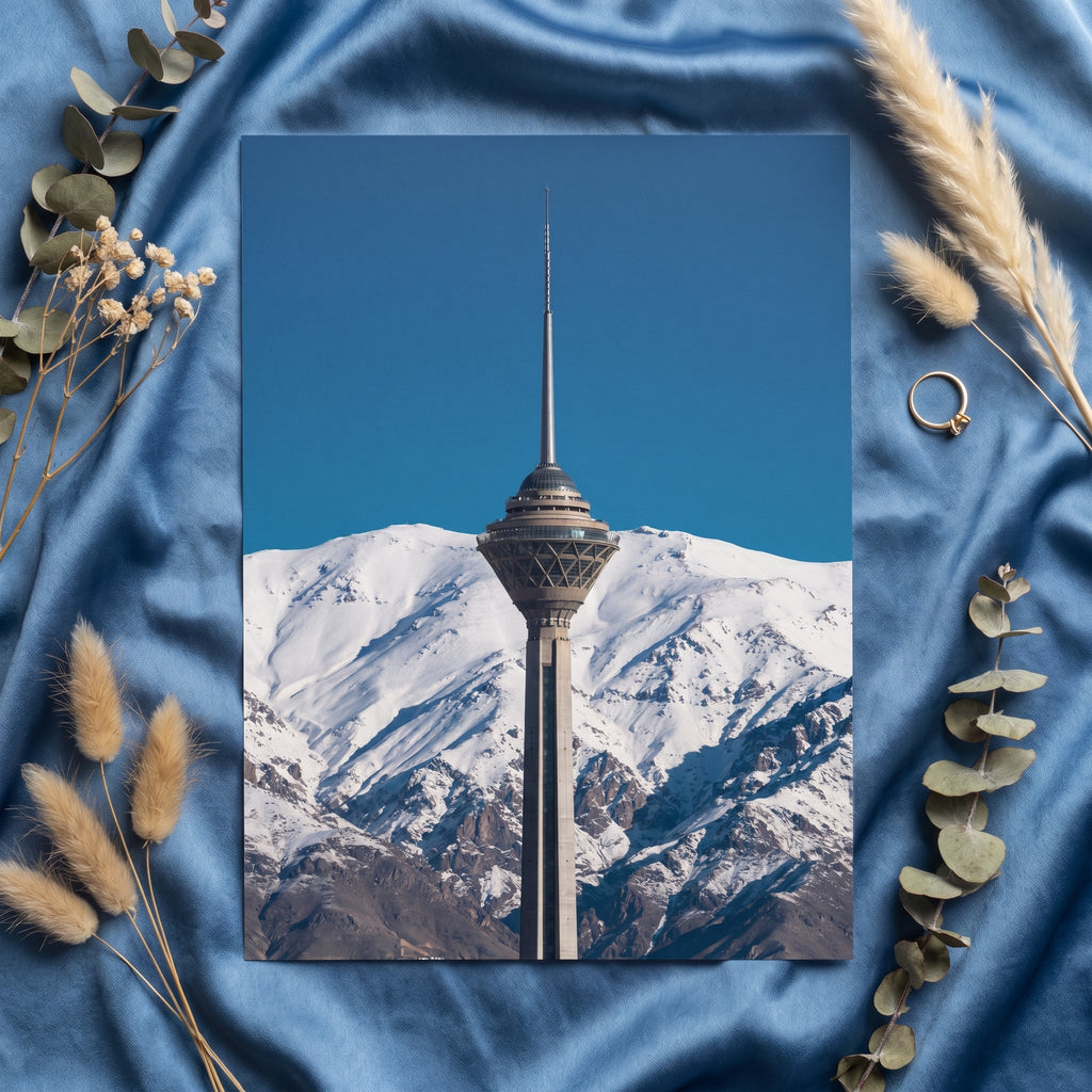 Milad Tower in Winter