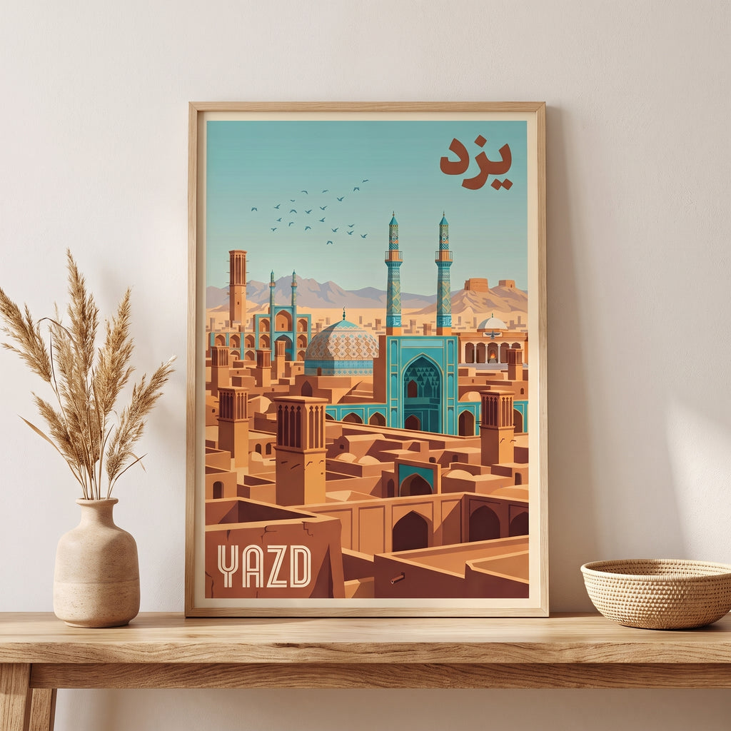 Rooftops of Yazd