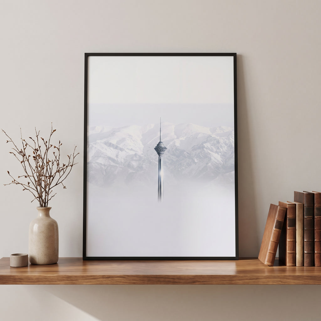 Milad Tower Above the Clouds