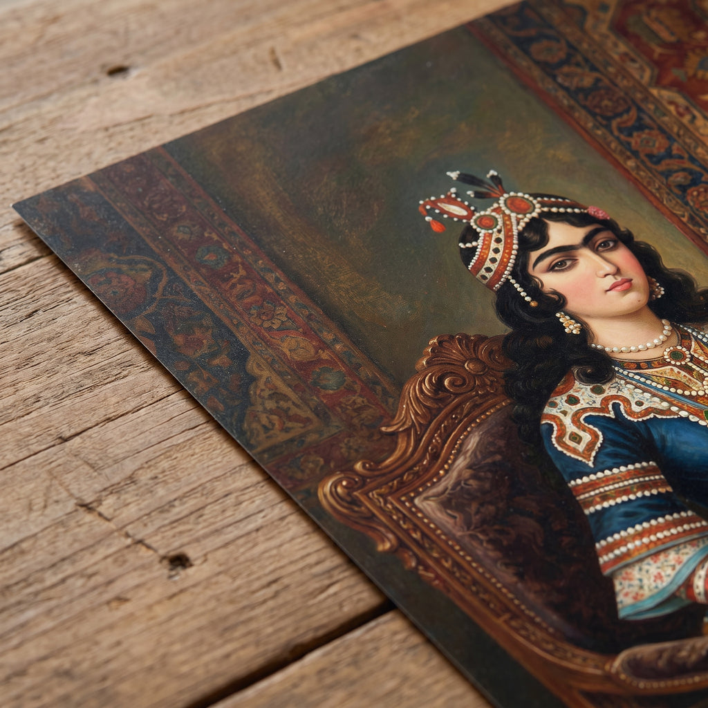 Qajar Lady at the Haft-Sin