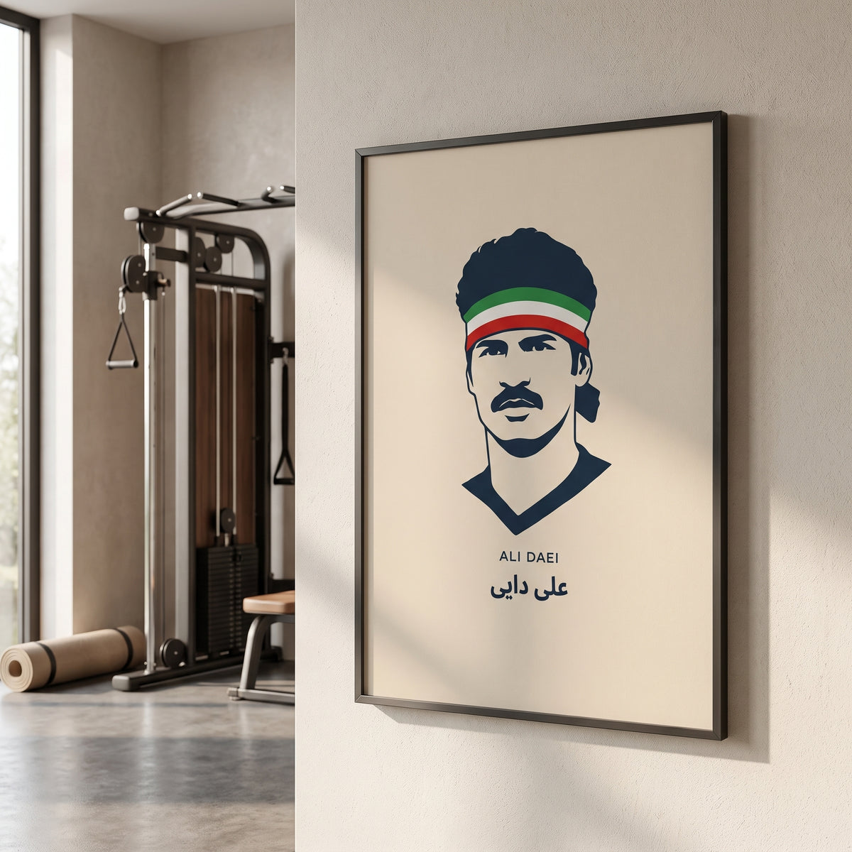 Ali Daei in Iran's Colors
