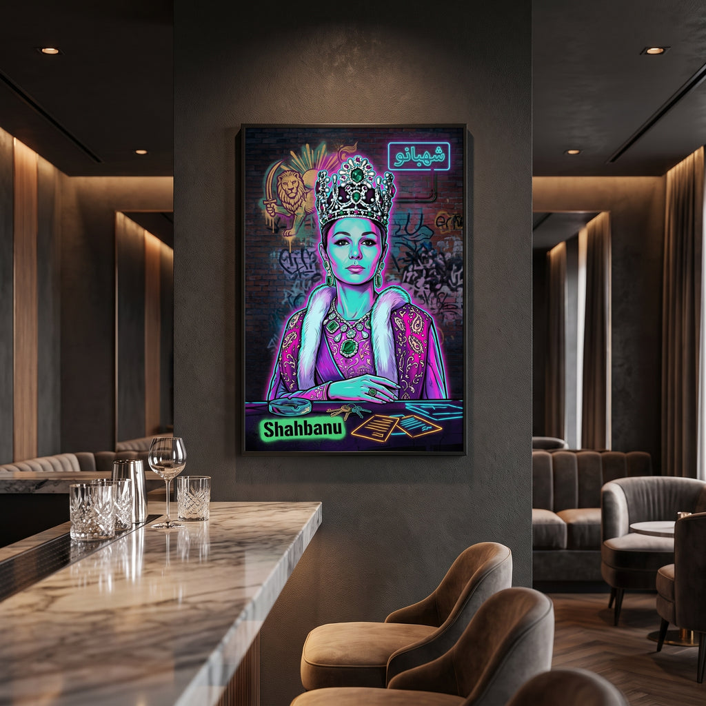 Shahbanu in Neon