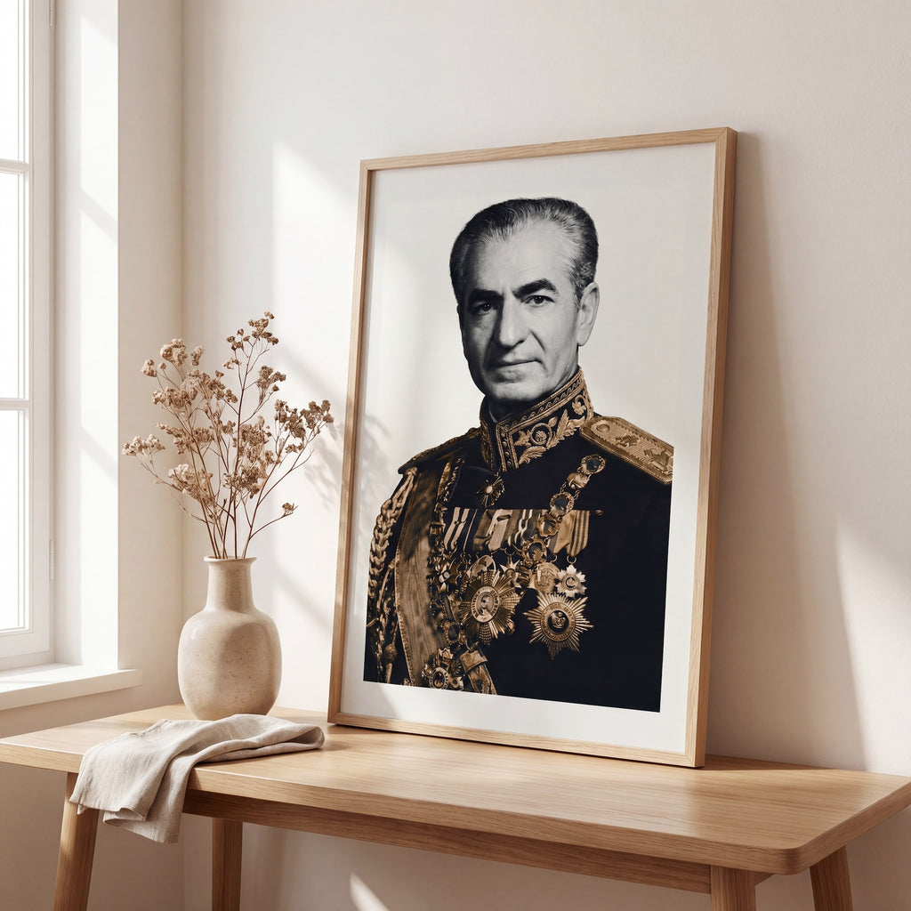 The Shah in Full Regalia