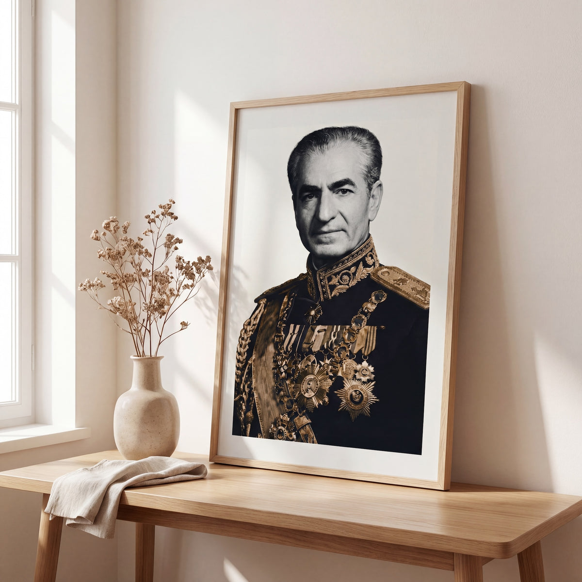 The Shah in Full Regalia