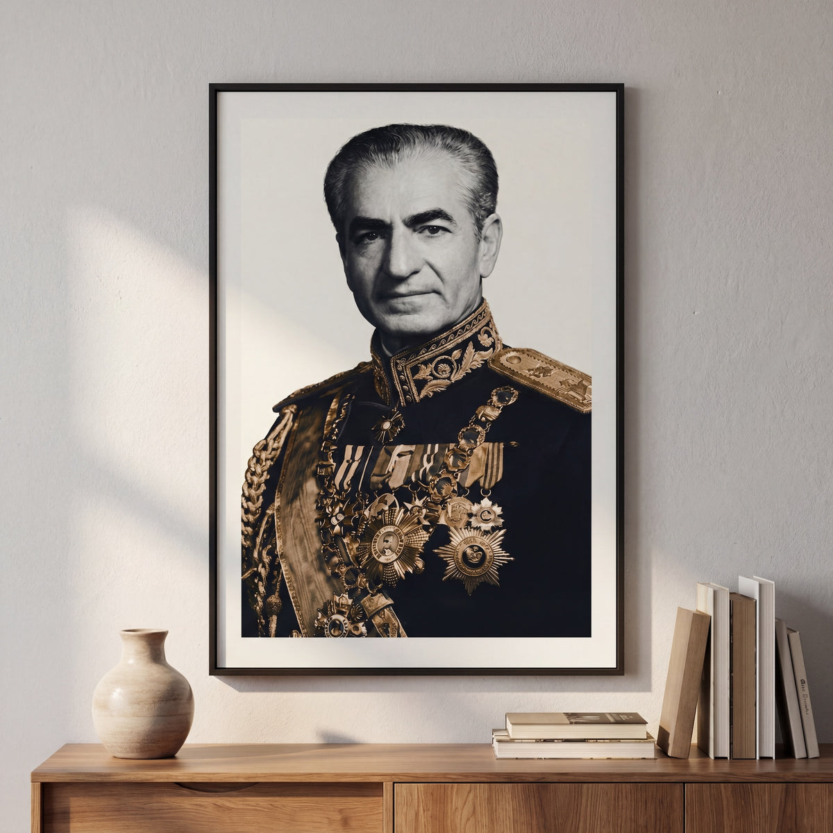 The Shah in Full Regalia