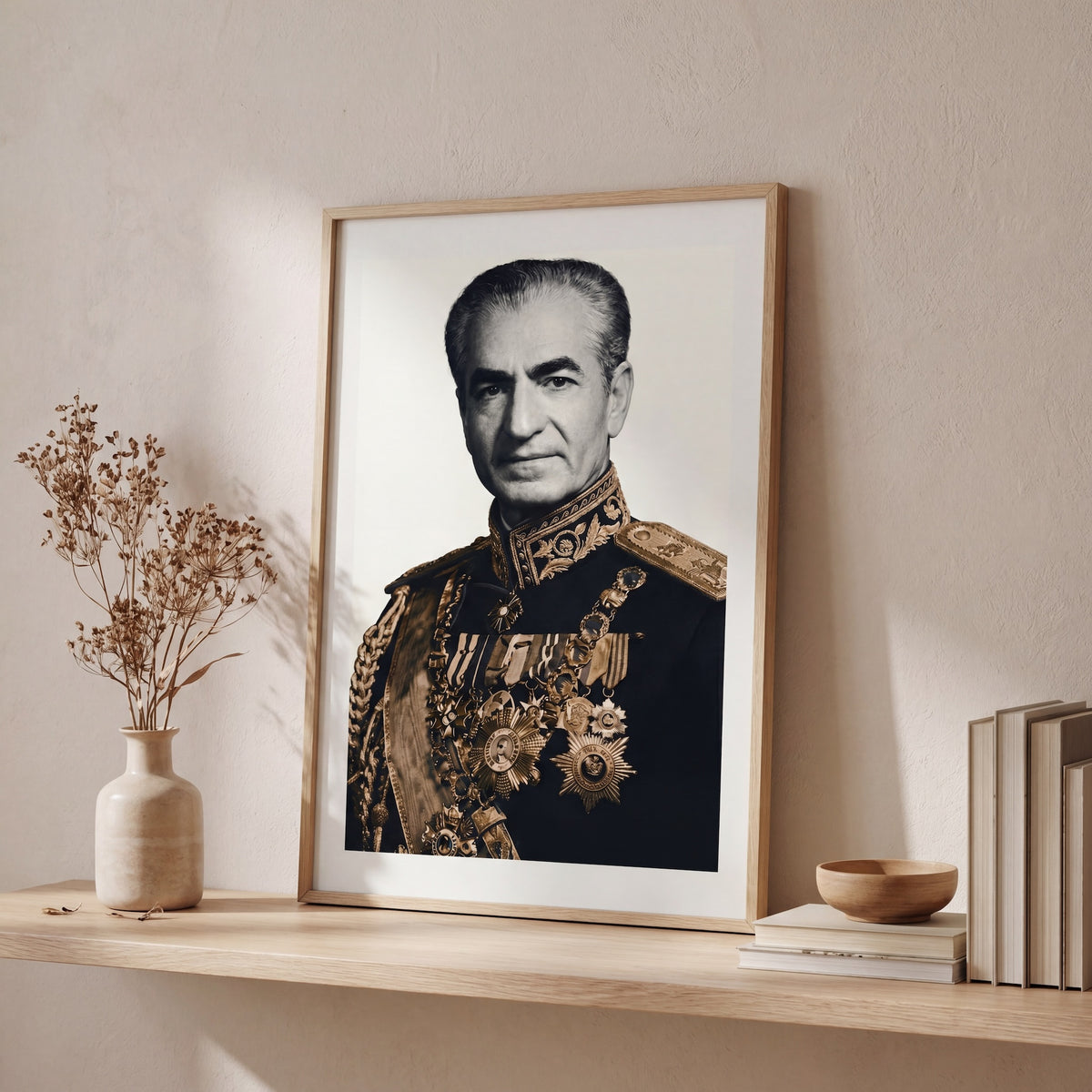 The Shah in Full Regalia