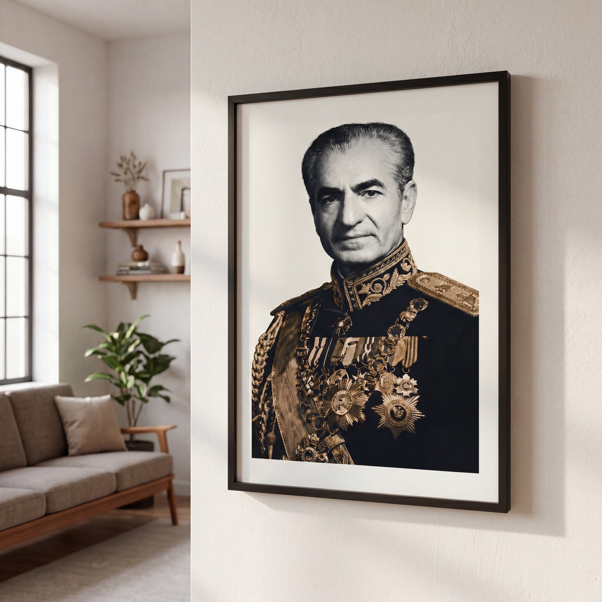 The Shah in Full Regalia