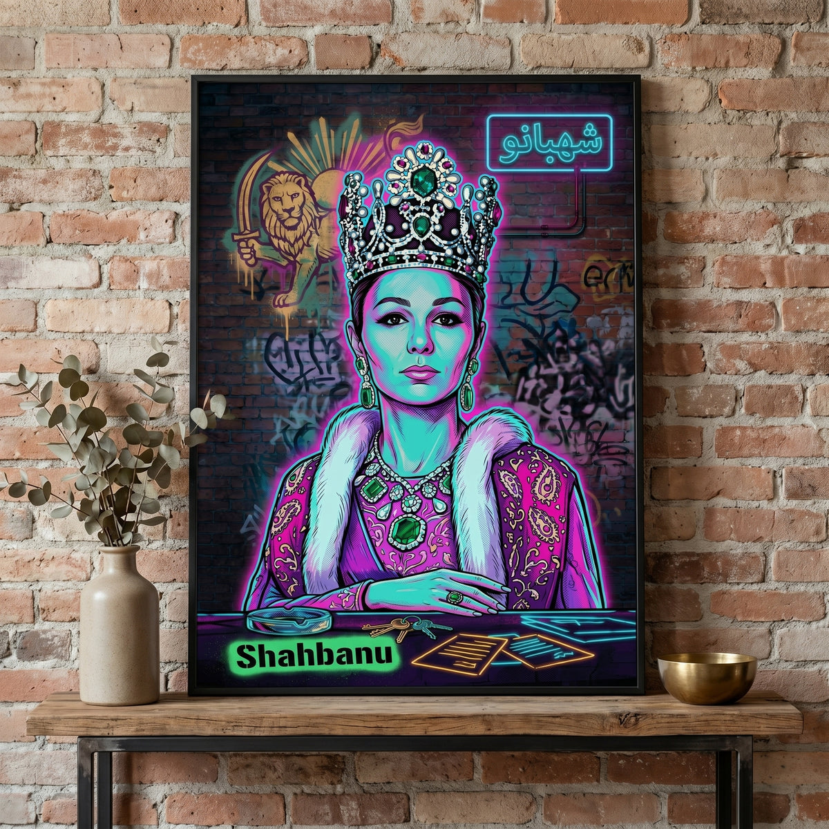 Shahbanu in Neon