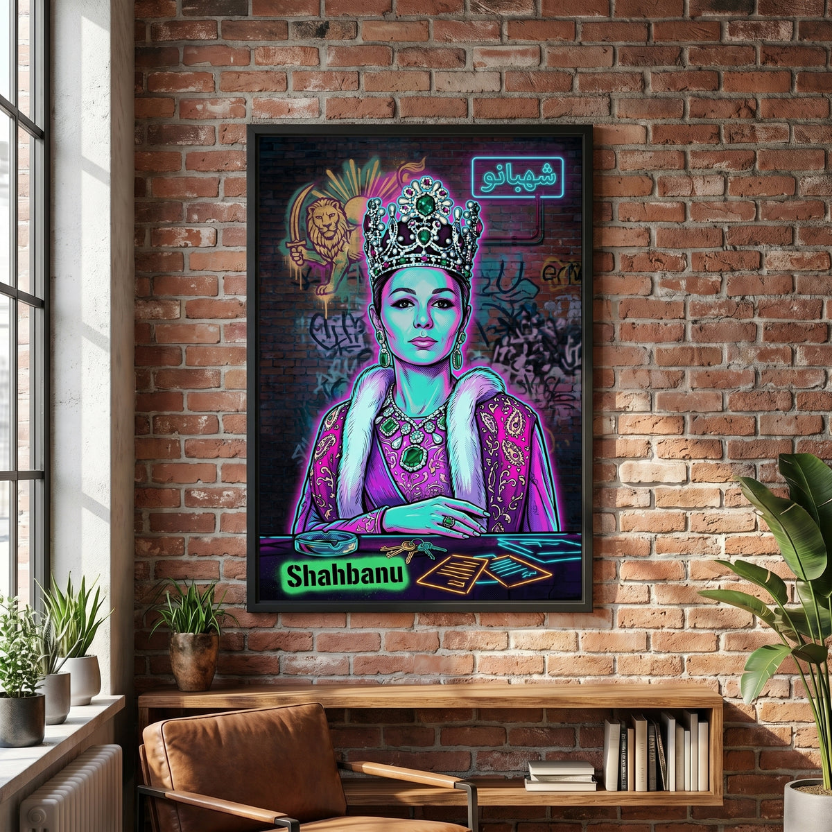 Shahbanu in Neon
