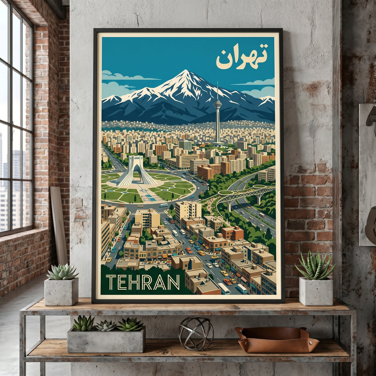 Tehran under Damavand