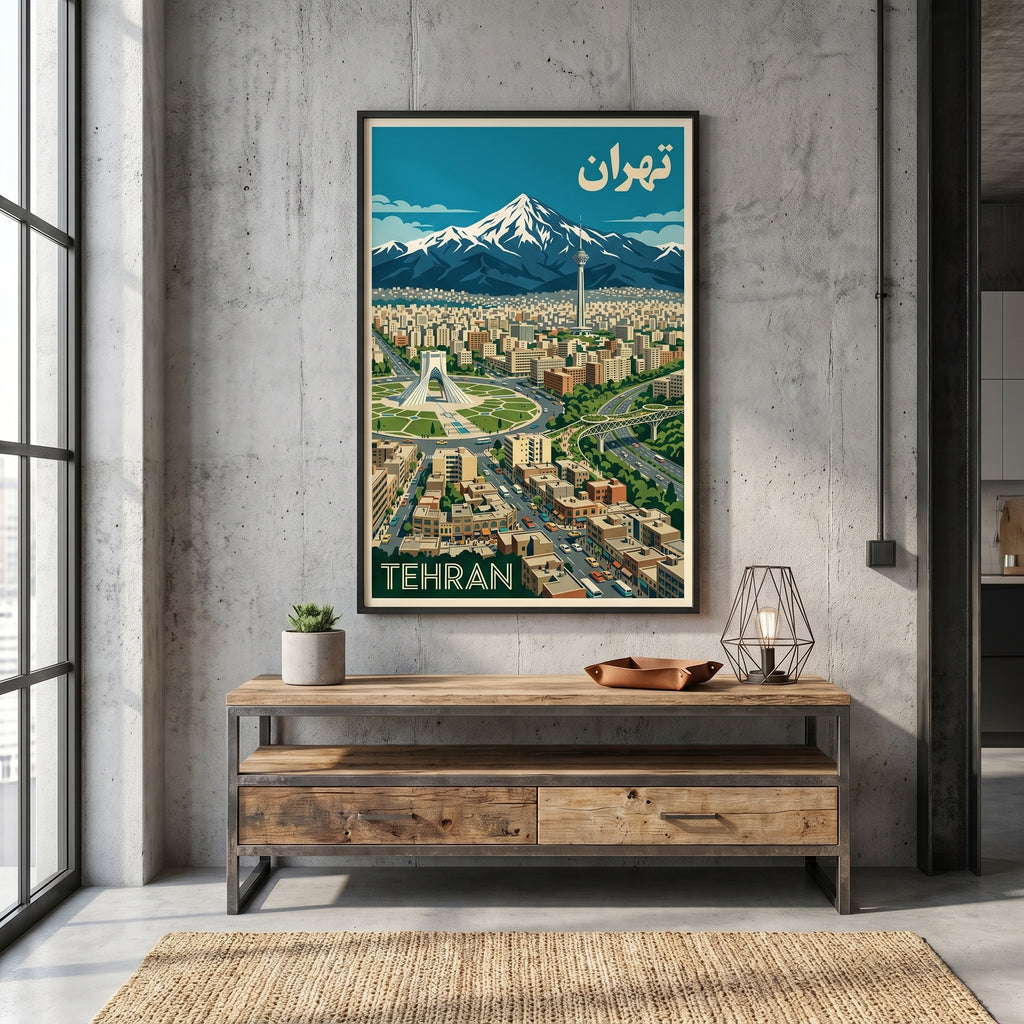 Tehran under Damavand