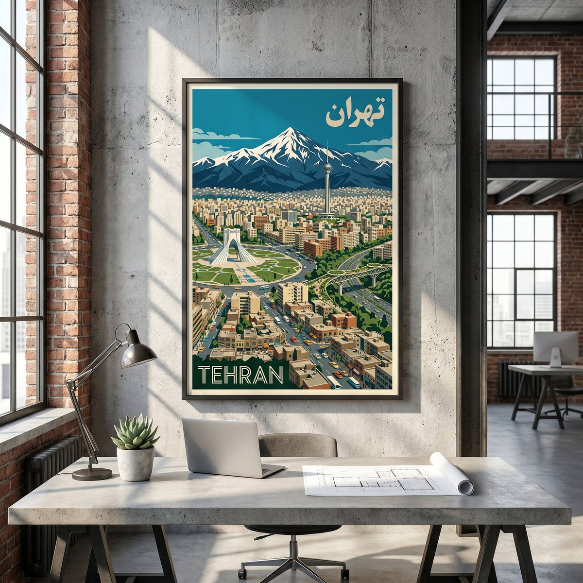 Tehran under Damavand