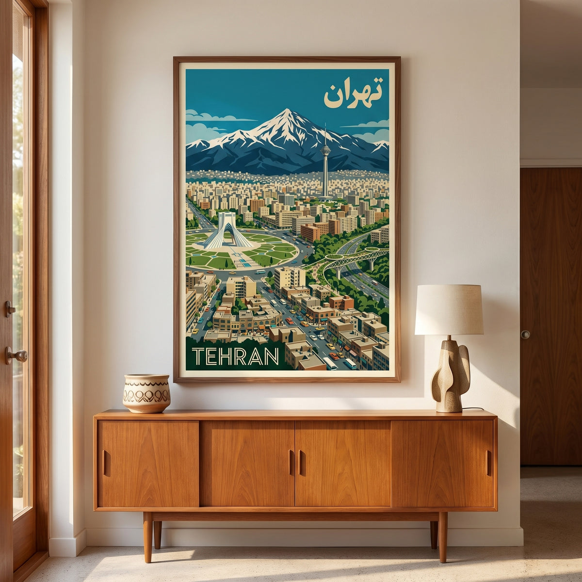 Tehran under Damavand