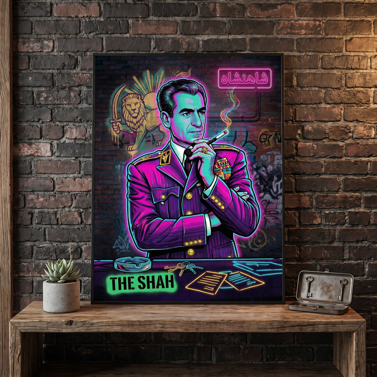 The Shah in Neon