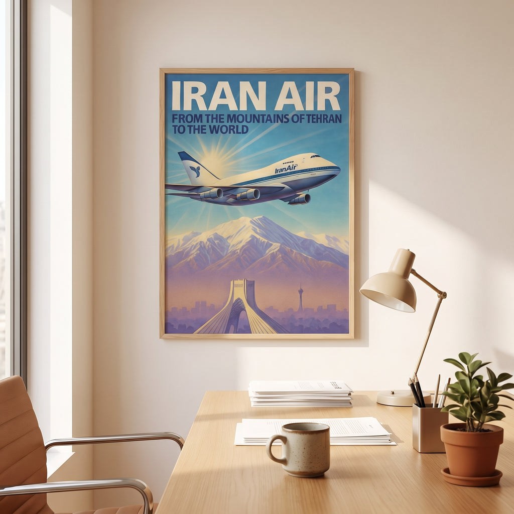 Iran Air over the Alborz
