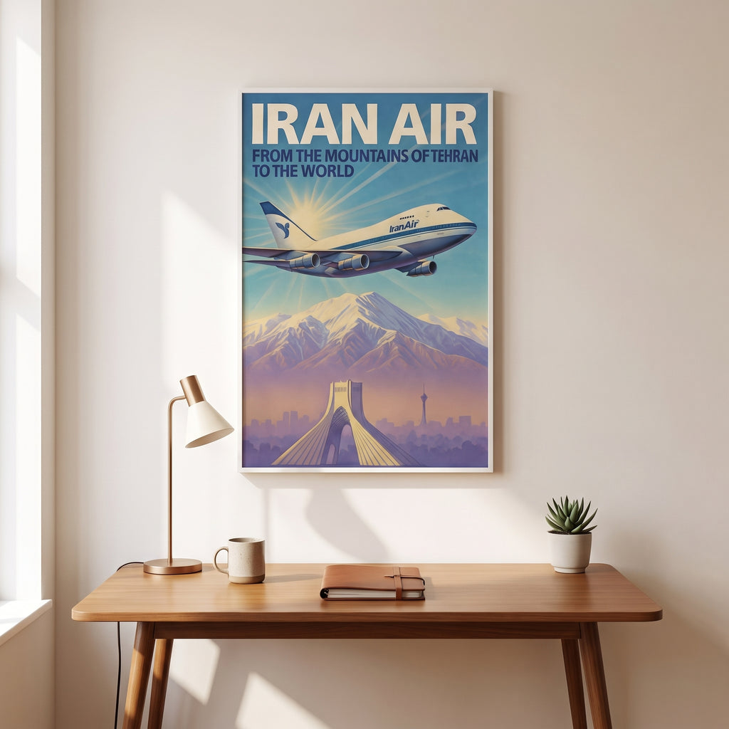 Iran Air over the Alborz