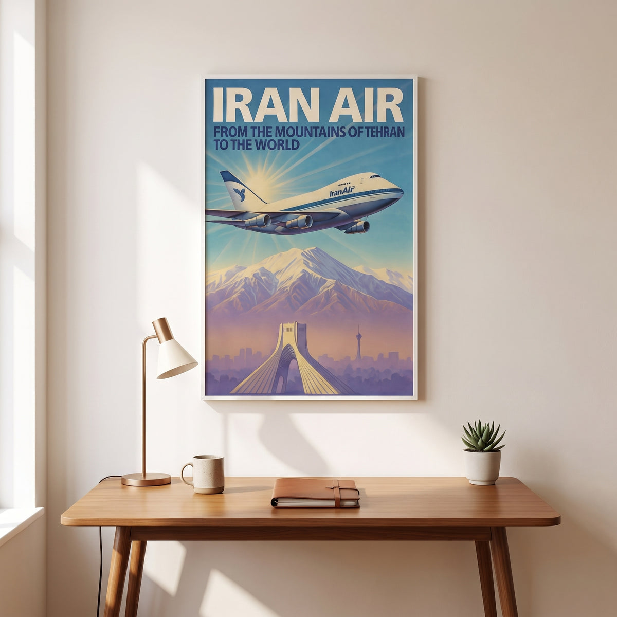 Iran Air over the Alborz