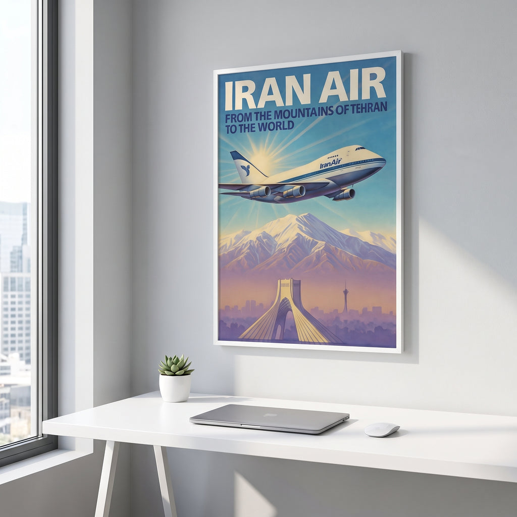 Iran Air over the Alborz