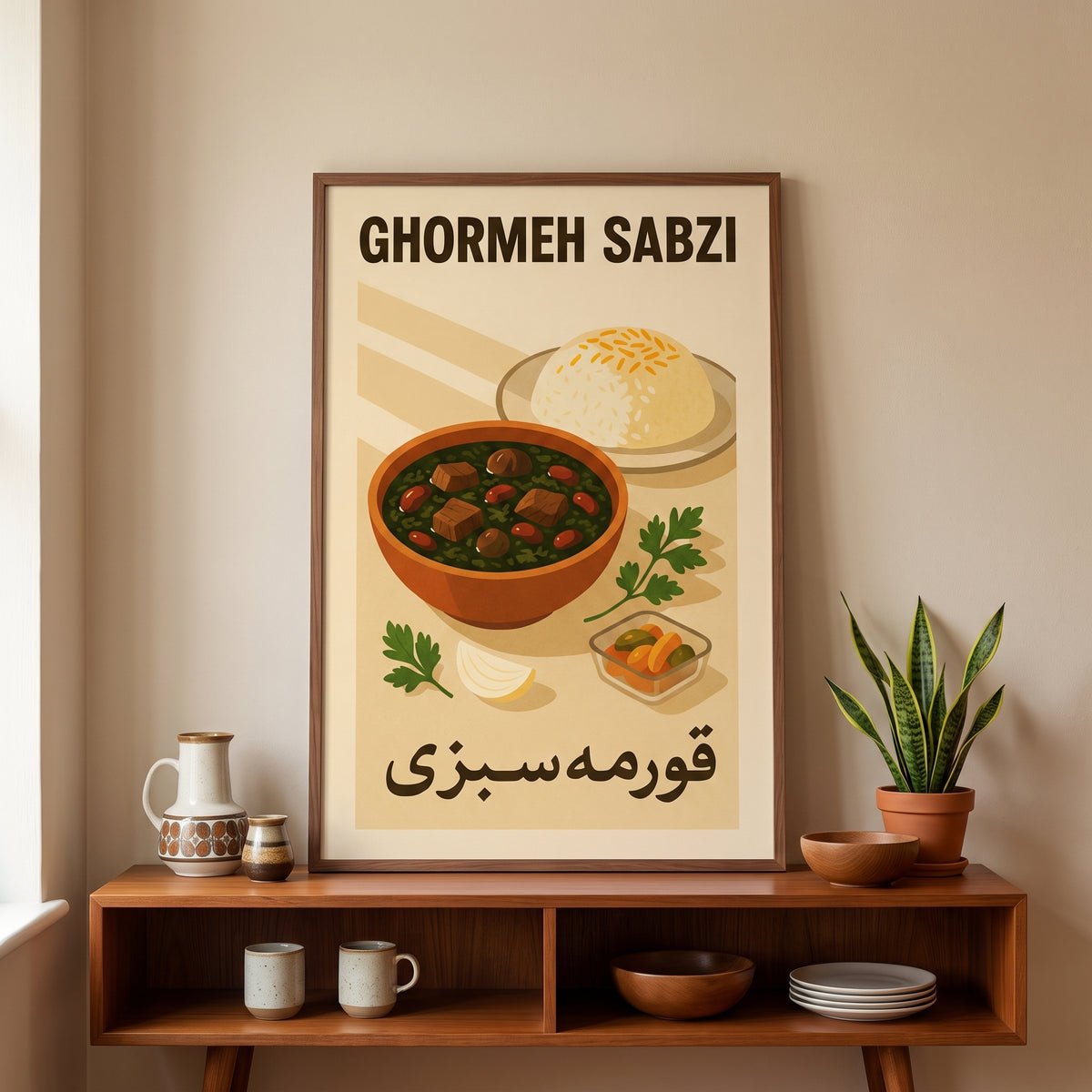 A Bowl of Ghormeh Sabzi