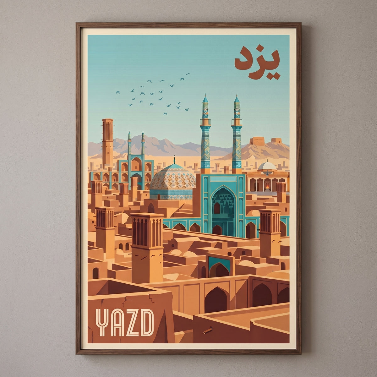 Rooftops of Yazd