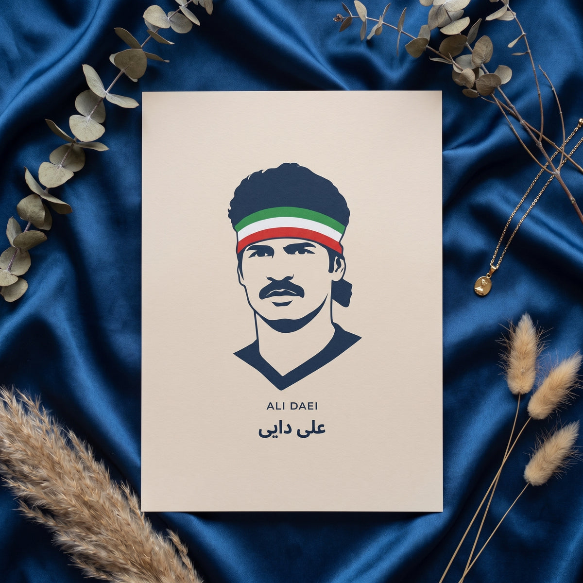 Ali Daei in Iran's Colors