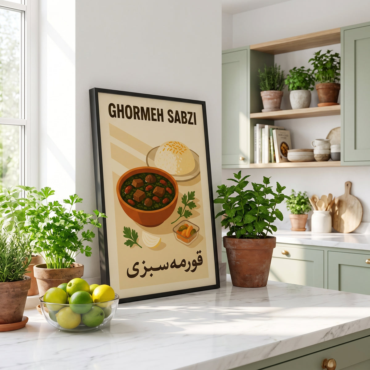 A Bowl of Ghormeh Sabzi
