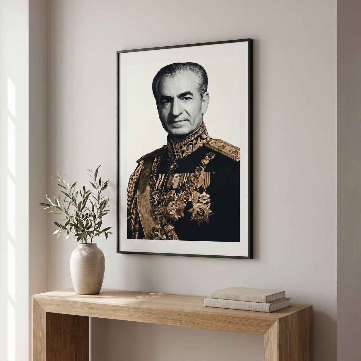 The Shah in Full Regalia
