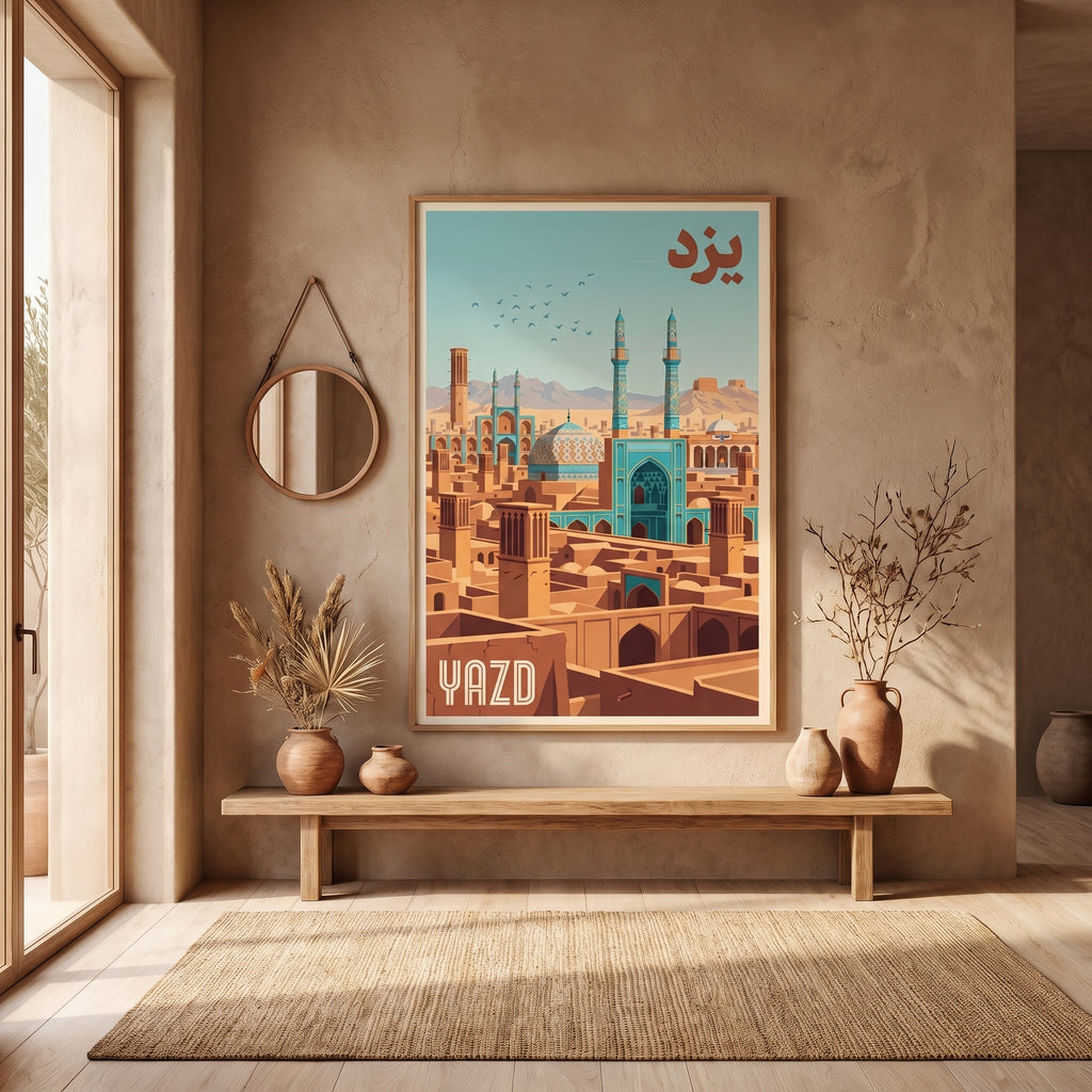 Rooftops of Yazd