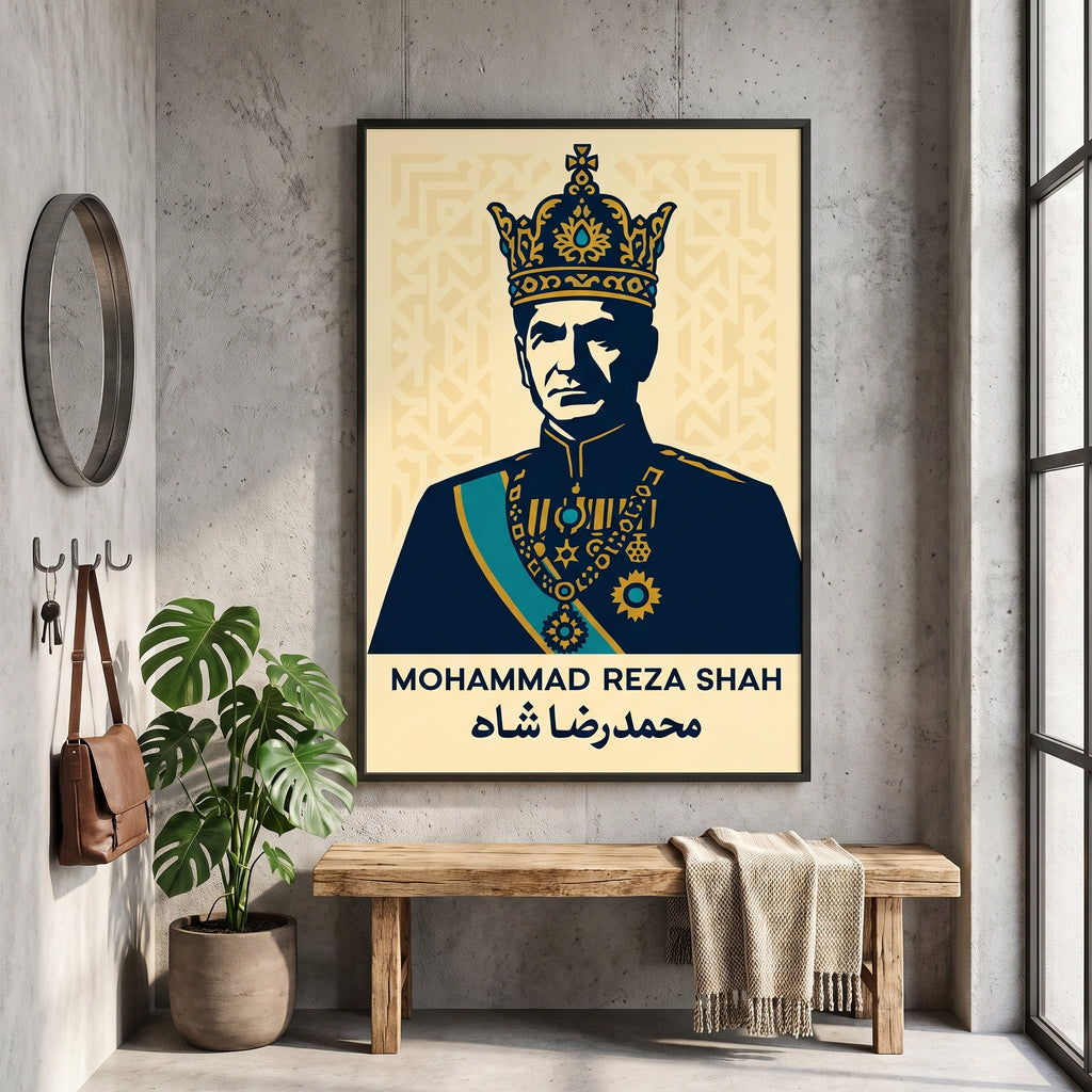 The Shah in Navy and Gold