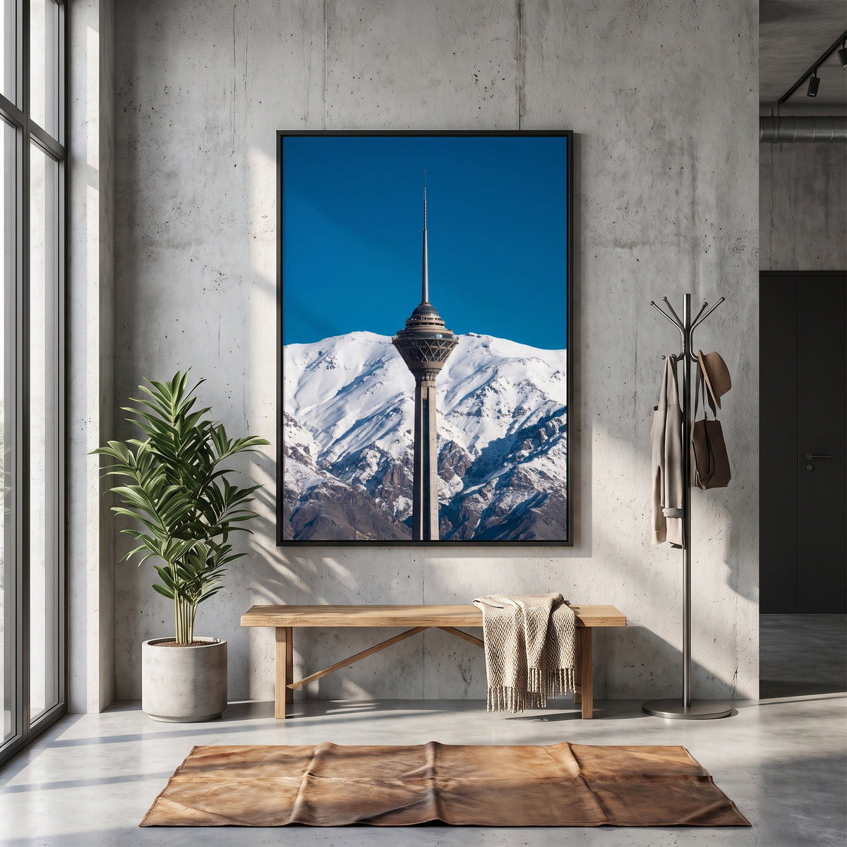 Milad Tower in Winter