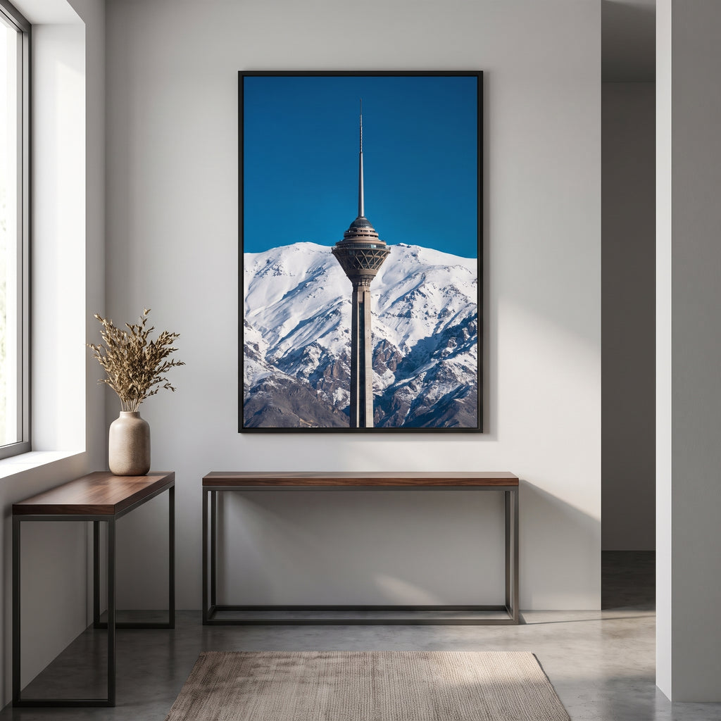 Milad Tower in Winter