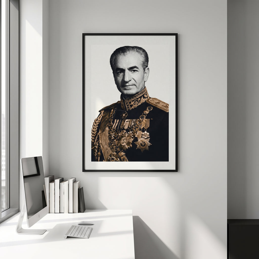 The Shah in Full Regalia