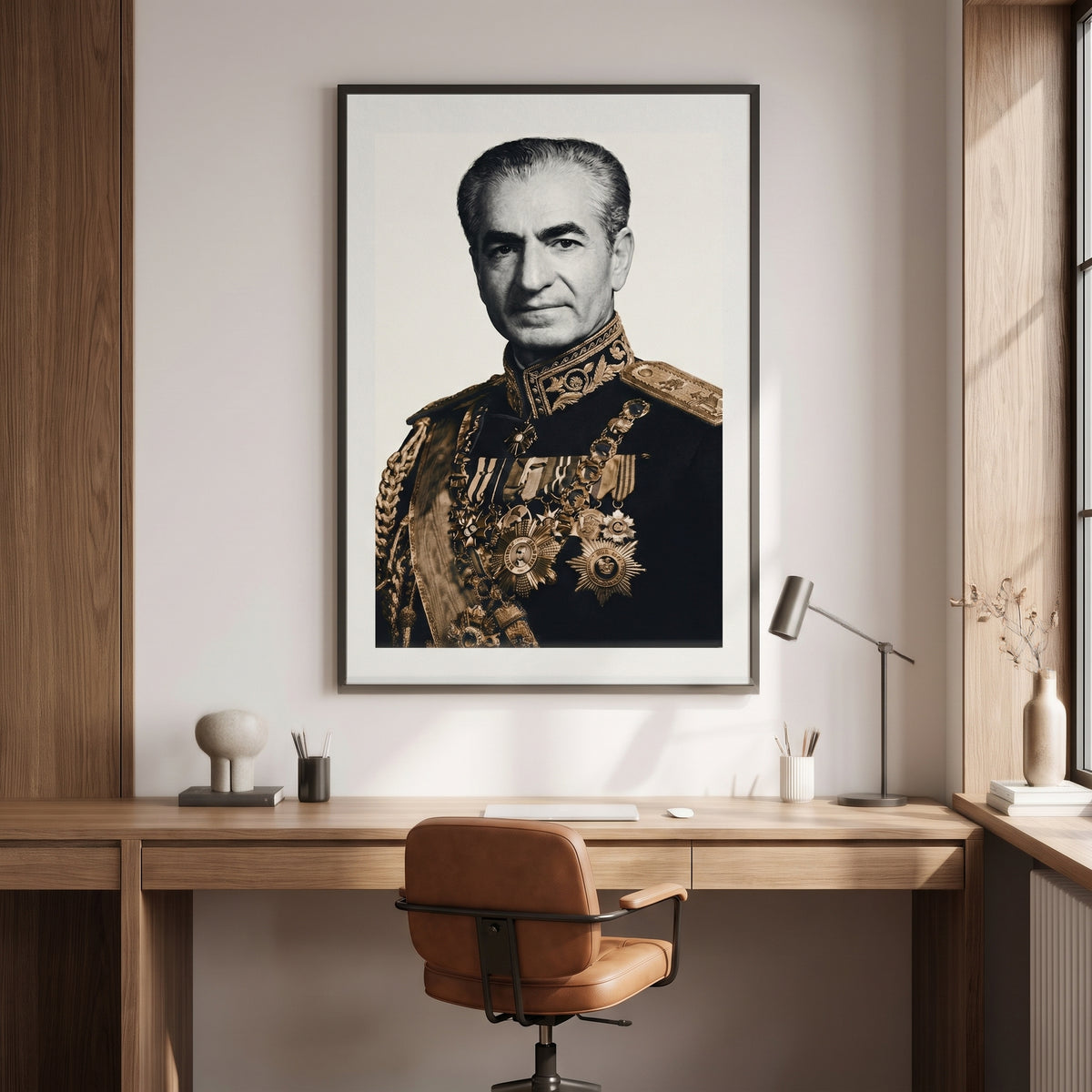 The Shah in Full Regalia