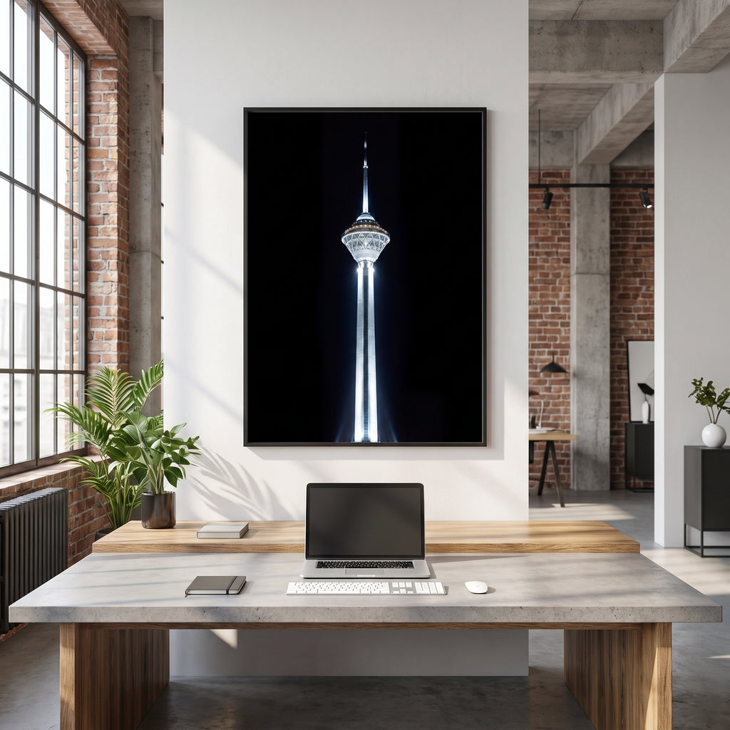 Milad Tower at Night