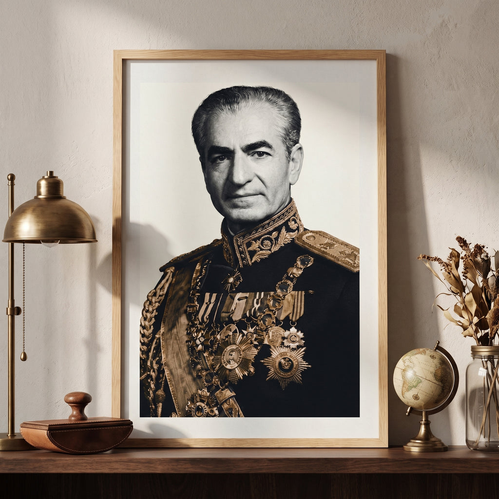 The Shah in Full Regalia