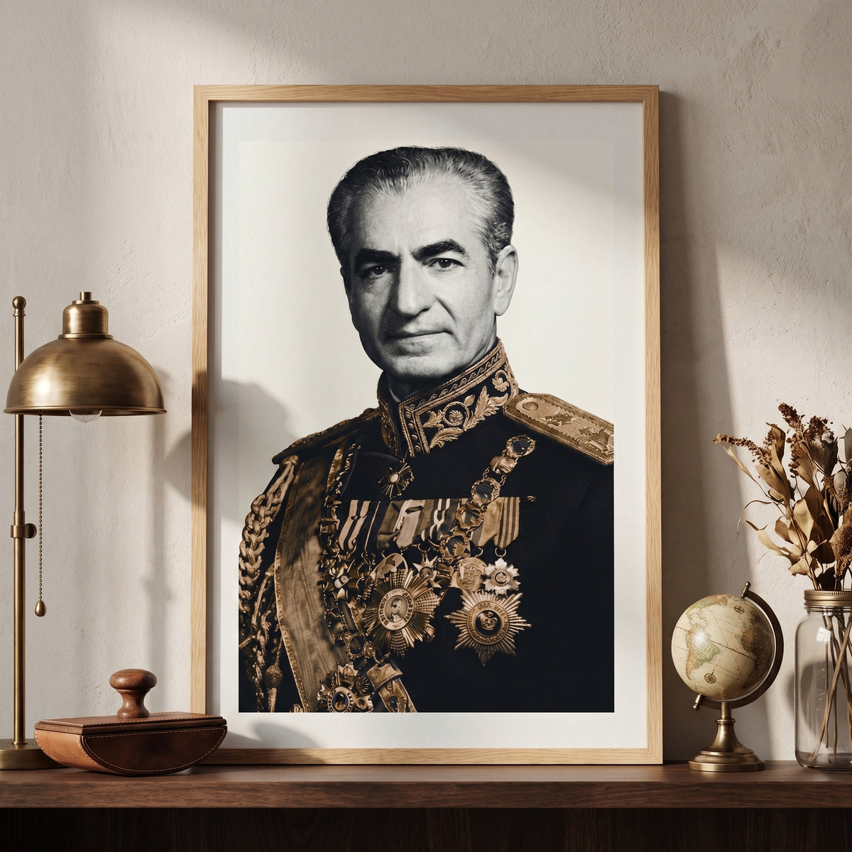 The Shah in Full Regalia