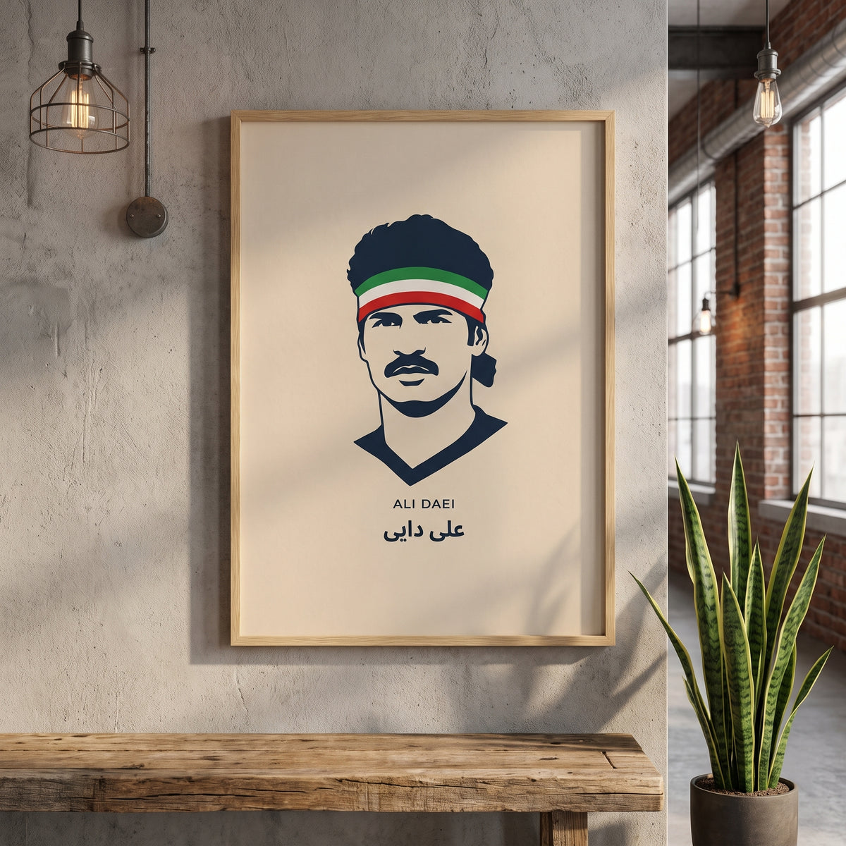 Ali Daei in Iran's Colors