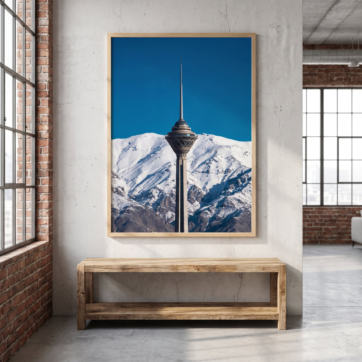 Milad Tower in Winter