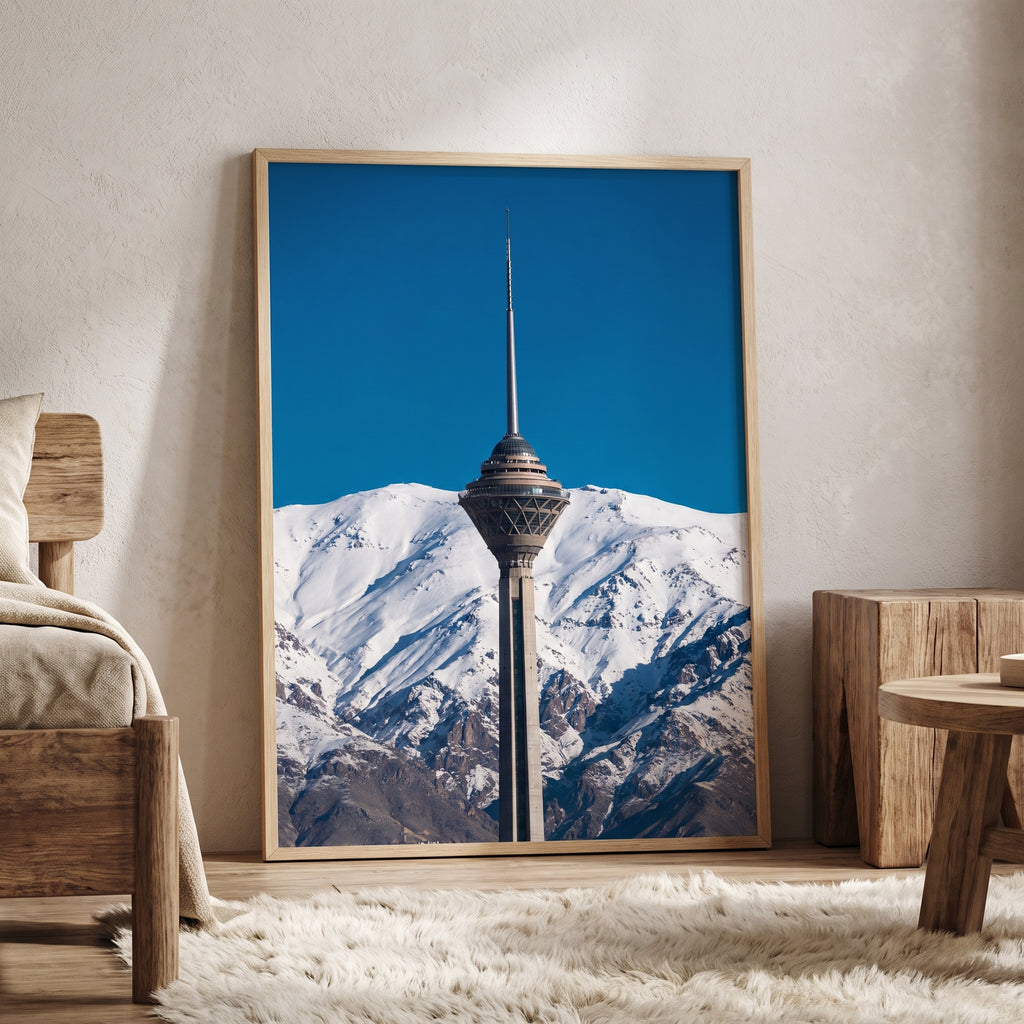 Milad Tower in Winter