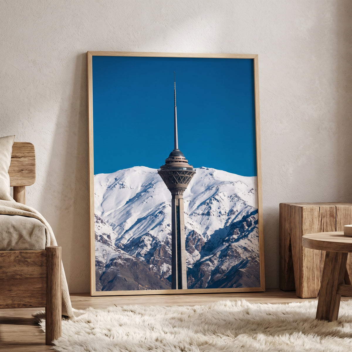 Milad Tower in Winter