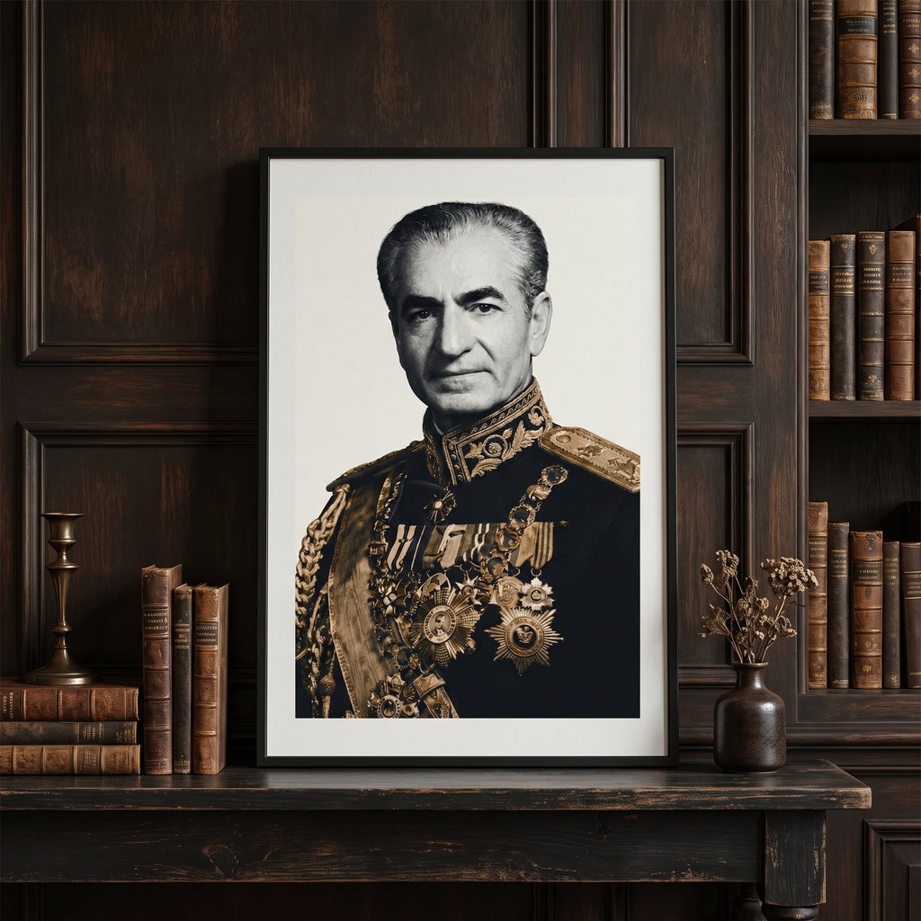 The Shah in Full Regalia